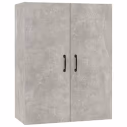 vidaXL Hanging Cabinet Floating Cabinet Wall Storage Cabinet Engineered Wood - Concrete grey
