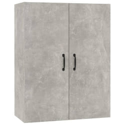 vidaXL Hanging Cabinet Floating Cabinet Wall Storage Cabinet Engineered Wood - Concrete grey