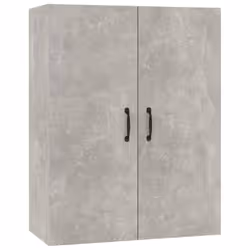 vidaXL Hanging Cabinet Floating Cabinet Wall Storage Cabinet Engineered Wood - Concrete grey