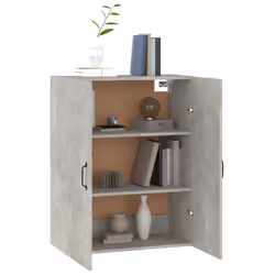 vidaXL Hanging Cabinet Floating Cabinet Wall Storage Cabinet Engineered Wood - Concrete grey - Additional view 5