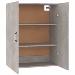 vidaXL Hanging Cabinet Floating Cabinet Wall Storage Cabinet Engineered Wood - Concrete grey - Additional view 8