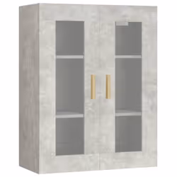 vidaXL Hanging Wall Cabinet Storage Cabinet Wall Cupboard Floating Cabinet - Concrete grey - Additional view 2