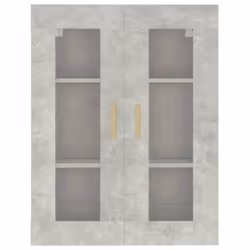 vidaXL Hanging Wall Cabinet Storage Cabinet Wall Cupboard Floating Cabinet - Concrete grey - Additional view 3