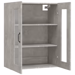 vidaXL Hanging Wall Cabinet Storage Cabinet Wall Cupboard Floating Cabinet - Concrete grey - Additional view 5