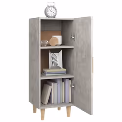 vidaXL Sideboard Engineered Wood Side Cabinet Home Organiser Multi Colours - Concrete grey - Additional view 6