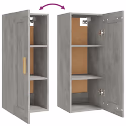 VidaXL 812469 shelve Wood Grey - Additional view 8