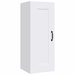 vidaXL Hanging Cabinet Floating Cabinet Wall Storage Cabinet Engineered Wood - white
