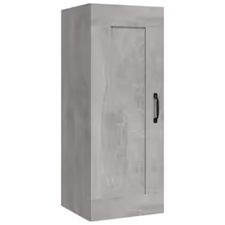 vidaXL Hanging Cabinet Floating Cabinet Wall Storage Cabinet Engineered Wood - concrete grey