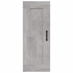 vidaXL Hanging Cabinet Floating Cabinet Wall Storage Cabinet Engineered Wood - concrete grey - Additional view 4