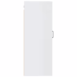 vidaXL Hanging Cabinet Floating Cabinet Wall Storage Cabinet Engineered Wood - high gloss white - Additional view 5