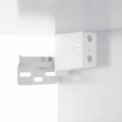 vidaXL Hanging Cabinet Floating Cabinet Wall Storage Cabinet Engineered Wood - high gloss white - Additional view 8