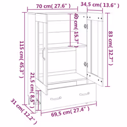 VidaXL 812558 living room sideboard/buffet - Additional view 8