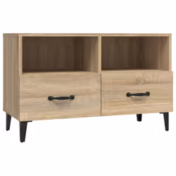 vidaXL TV Cabinet Engineered Wood Media HiFi Cabinet TV Console Multi Colours - Sonoma oak