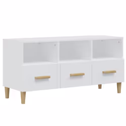 vidaXL TV Cabinet Engineered Wood Indoor Living Room TV Unit Multi Colours - White