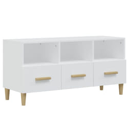 vidaXL TV Cabinet Engineered Wood Indoor Living Room TV Unit Multi Colours - White