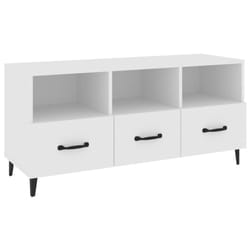 vidaXL TV Cabinet Engineered Wood TV Console Cabinet Sideboard Multi Colours - White