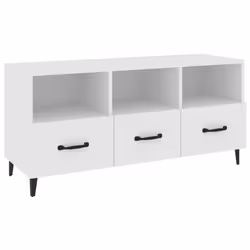 vidaXL TV Cabinet Engineered Wood TV Console Cabinet Sideboard Multi Colours - White