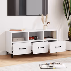 vidaXL TV Cabinet Engineered Wood TV Console Cabinet Sideboard Multi Colours - White - Additional view 4