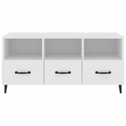 vidaXL TV Cabinet Engineered Wood TV Console Cabinet Sideboard Multi Colours - White - Additional view 6