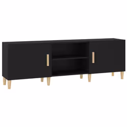 VidaXL 812619, Black, Wood, Wood, 1500 mm, 300 mm, 500 mm