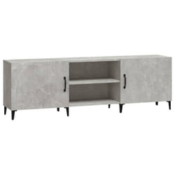 vidaXL TV Cabinet Engineered Wood TV Console Media Unit Cabinet Multi Colours - Concrete grey