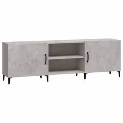 vidaXL TV Cabinet Engineered Wood TV Console Media Unit Cabinet Multi Colours - Concrete grey