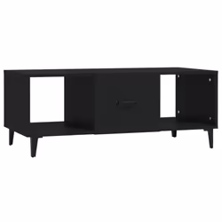 vidaXL Coffee Table Engineered Wood Indoor Side Accent End Table Multi Colours - Black