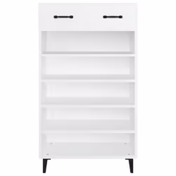 vidaXL Shoe Cabinet Engineered Wood Indoor Shoe Storage Rack Multi Colours - White - Additional view 7