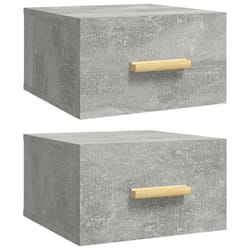 VidaXL 812843 nightstand/bedside table Concrete colour