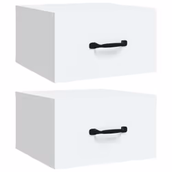 VidaXL 812853, White, Wood, 350 mm, 350 mm, 200 mm, 2 pc(s)
