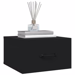 VidaXL 812855 nightstand/bedside table Black - Additional view 4