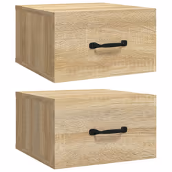 VidaXL 812859, Oak, Wood, 350 mm, 350 mm, 200 mm, 2 pc(s)