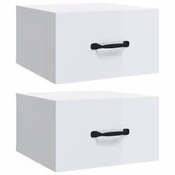 VidaXL 812865, White, Wood, 350 mm, 350 mm, 200 mm, 2 pc(s)