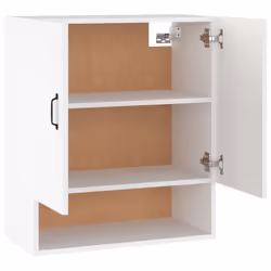 vidaXL Wall Cabinet Hanging Storage Cabinet Wall Cupboard Engineered Wood - White - Additional view 7