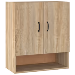 vidaXL Wall Cabinet Hanging Storage Cabinet Wall Cupboard Engineered Wood - Sonoma oak