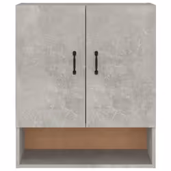 vidaXL Wall Cabinet Hanging Storage Cabinet Wall Cupboard Engineered Wood - Concrete grey - Additional view 6