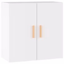 vidaXL Wall Cabinet Floating TV Unit Wall Mounted Cabinet Engineered Wood - White