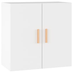 vidaXL Wall Cabinet Floating TV Unit Wall Mounted Cabinet Engineered Wood - White