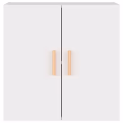 vidaXL Wall Cabinet Floating TV Unit Wall Mounted Cabinet Engineered Wood - White - Additional view 5