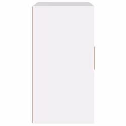 vidaXL Wall Cabinet Floating TV Unit Wall Mounted Cabinet Engineered Wood - White - Additional view 6