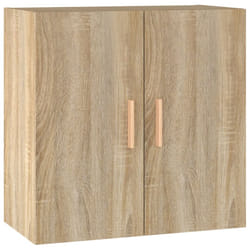 vidaXL Wall Cabinet Floating TV Unit Wall Mounted Cabinet Engineered Wood - Sonoma oak