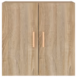 vidaXL Wall Cabinet Floating TV Unit Wall Mounted Cabinet Engineered Wood - Sonoma oak - Additional view 6