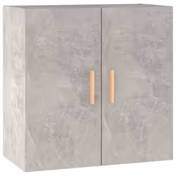 vidaXL Wall Cabinet Floating TV Unit Wall Mounted Cabinet Engineered Wood - Concrete grey