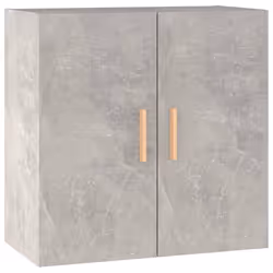 vidaXL Wall Cabinet Floating TV Unit Wall Mounted Cabinet Engineered Wood - Concrete grey