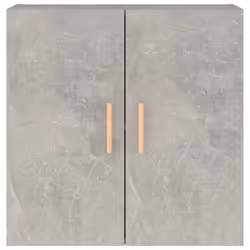 vidaXL Wall Cabinet Floating TV Unit Wall Mounted Cabinet Engineered Wood - Concrete grey - Additional view 5