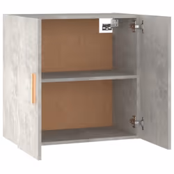 vidaXL Wall Cabinet Floating TV Unit Wall Mounted Cabinet Engineered Wood - Concrete grey - Additional view 8