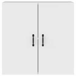 vidaXL Wall Cabinet Hanging Storage Cabinet Wall Cupboard Engineered Wood - White - Additional view 6