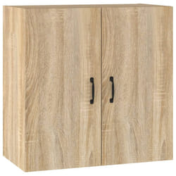 vidaXL Wall Cabinet Hanging Storage Cabinet Wall Cupboard Engineered Wood - Sonoma oak