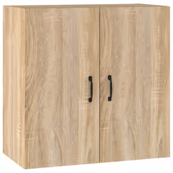 vidaXL Wall Cabinet Hanging Storage Cabinet Wall Cupboard Engineered Wood - Sonoma oak - Additional view 9