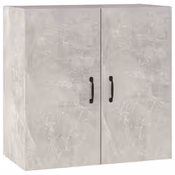 vidaXL Wall Cabinet Hanging Storage Cabinet Wall Cupboard Engineered Wood - Concrete grey